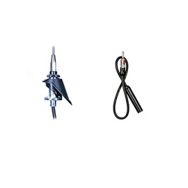 Harmony Audio HA-ANTEXT12 Compatible with Jeep Comanche Truck 1985-1992 12" Antenna Extension Cable and Metra 44-CR72 Replacement Antenna Mast