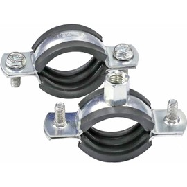 PEROMI 10 PCS Split Ring Pipe Hanger Heavy Duty Adjustable Pipe Bracket Clamp Wall Ceiling Mount Pipe Support ID 1 inch(25mm)