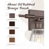 HWH Farmhouse Vanity Light Fixture, Rustic Bathroom Light Fixtures for