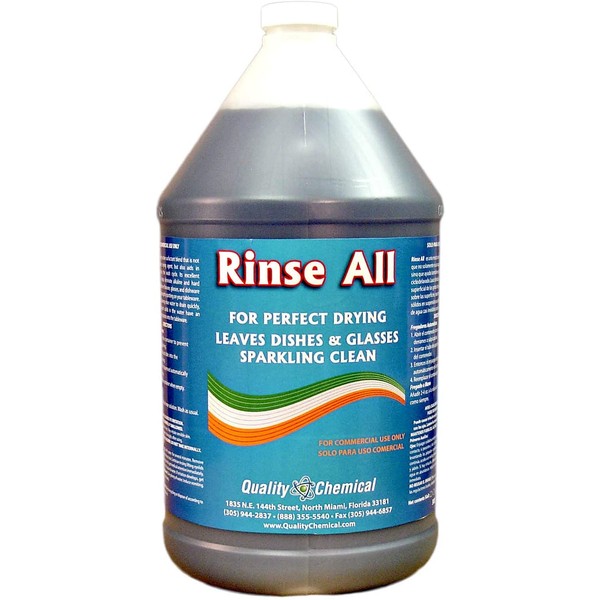 Rinse All - Commercial Industrial Grade Rinse Aid-1 Gallon (128 oz.)