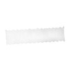 Mikinona 2 pcs White Lace Tablecloth Embroidered Table Runner for