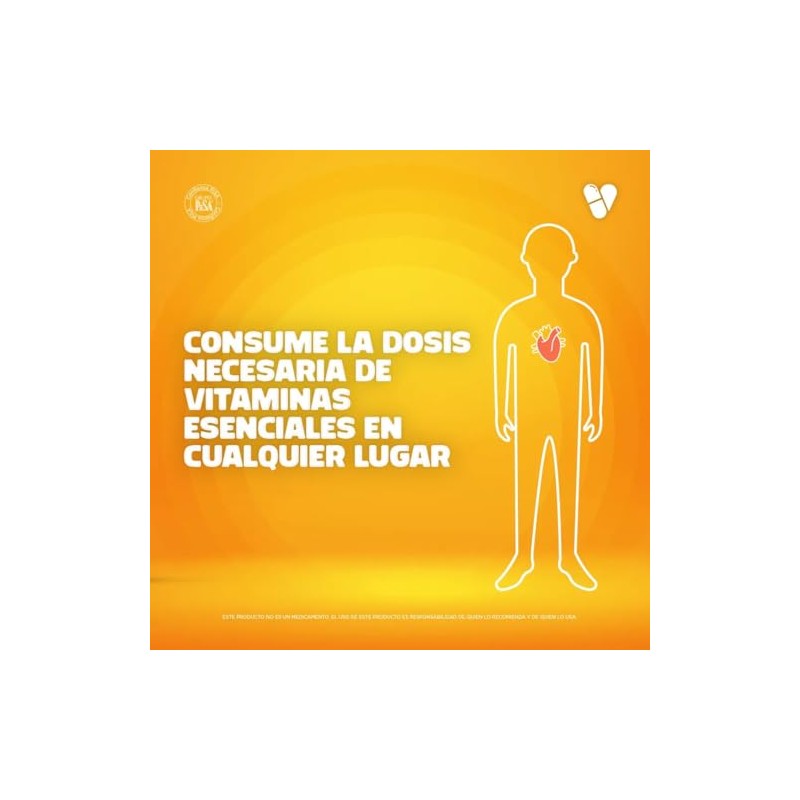 Vitaminik Vitamina C + Zinc Efervescente 10 Sobres Sabor Naranja
