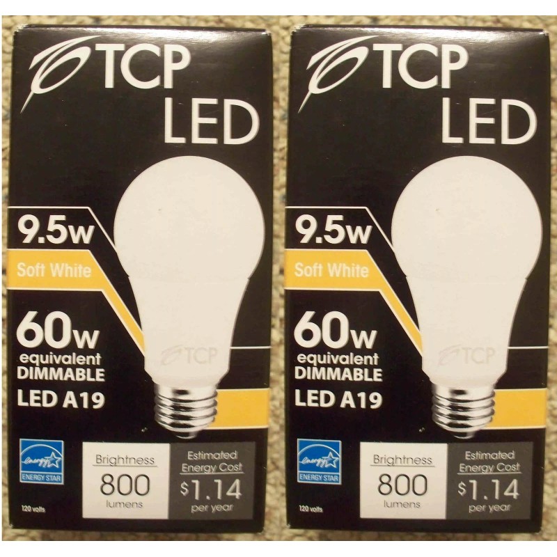 TCP 2 Packages - TCP LED 1 Pack LED 60W/9.5W