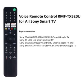 Universal Remote Control for All Sony TV Remote, Compatible with All Sony Bravia TV Remote for Sony Smart TV XR/XBR/KD/K Series 4K LED OLED Google/Android TVs with Voice Control