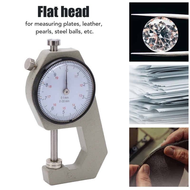 Thickness Gauge Portable Clear Scale Pointer Display Wear Resistant Thickness