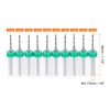 sourcing map 10pcs PCB Drill Bit Set 1/8" Shank 1.4mm