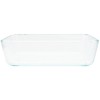 Pyrex 7211 6-Cup Rectangle Glass Storage Dish w/ 7211-PC 6-Cup