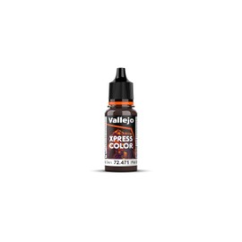 Vallejo - Xpress Color | Tanned Skin 18 ml. (0.6 fl.oz.) | Speedy Application and Drying | Vibrant and Saturated Tones | Allows Colors to Flow Easily over the Miniature Surface