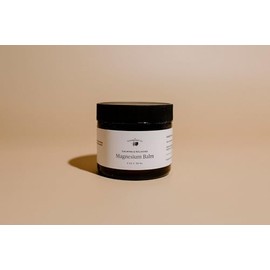 Magnesium Balm with Magnesium Chloride, Organic Jojoba Oil, Organic Shea Butter, Lavender Essential Oil, and Organic Beeswax (4 oz)