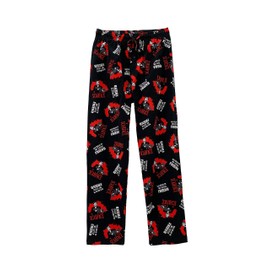Scarface Tony Montana Men's Pajama Pants and Boxer Shorts 2 Piece Sets Sleepwear, Red/Black, Large