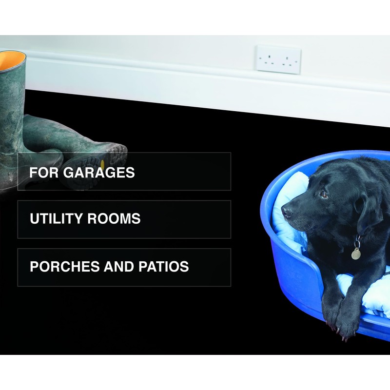 RUSTINS Floor Paint Black 1L