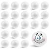 White Foam Ball, 24 Pack - 3 Inch Diameter -