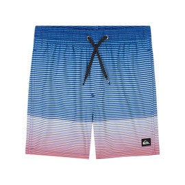 Quiksilver Boys' Volley Swim Trunks with UPF 50+ Sun Protection, Quick Dry Bathing Suit Shorts, Royal Blue Massive