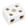 uxcell 2 Way Ceramics Terminal Blocks High Temp Porcelain Ceramic