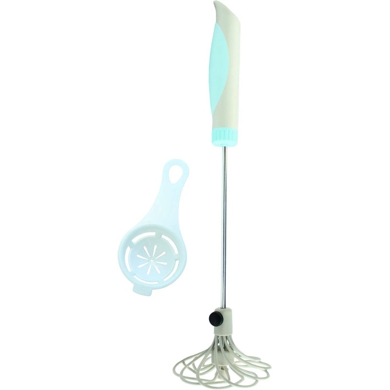unbrended Hand Push Egg Beater Spin Whisks + Separator –