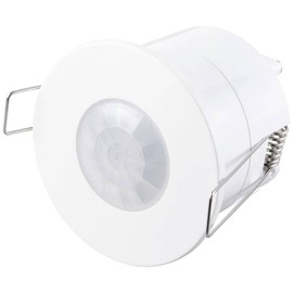 Sygonix SY-5251906 Ceiling Recessed Ceiling Motion Sensor 360° Relay White IP65