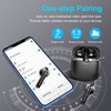 Wireless Earbuds, Bluetooth 5.4 Earbuds Stereo Bass, Bluetooth Headphones in