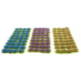 6mm Flower Grass Tuft Set #2 x 108 - Warpainter Scenics