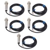 5PCS Inductive Proximity Switch M12 NPN Normally Open Distance Detection