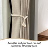 4 Pieces Of Small Flower Curtain Straps, Adjustable Curtain Straps,