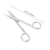 MERRYHAPY 2pcs Nose Hair Scissors Curved Eyebrow Scissors for Makeup