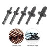 uxcell Swage Tube Expander Drill Bit Set 1/4" Hex Handle