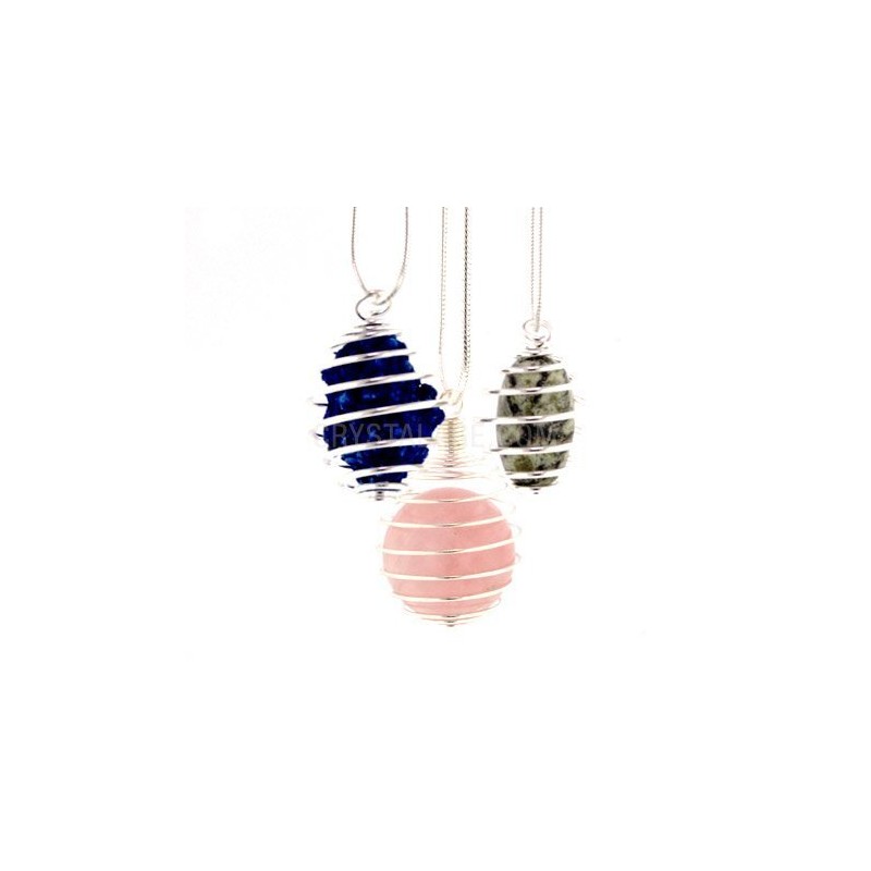 Spiral Gemstone Holder (Spiral Cage) - Large
