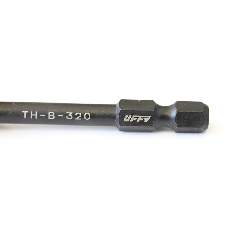 Uffy Slotted Power Bit w/Finder Sleeve (4.9mm X 3-3/4") M-320x
