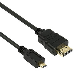 axGear - Cable micro HDMI a HDMI para HDTV 6FT 6FT 6F 1.8 m