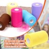 Tanstic 1Pc Light Yellow Tulle Fabric Roll, 6 Inch x