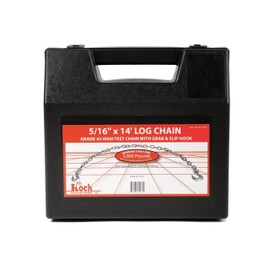 Koch 817391 Log Chain, Grade 43 Trade Size 5/16 by 14 Feet, Self Colored