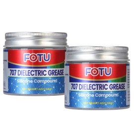 FOTU 707 Dielectric Grease: Electrical, Battery & Spark Plug Sealant | Waterproof O-Ring Grease | Automotive Grade (4 Oz, 2-Pack)
