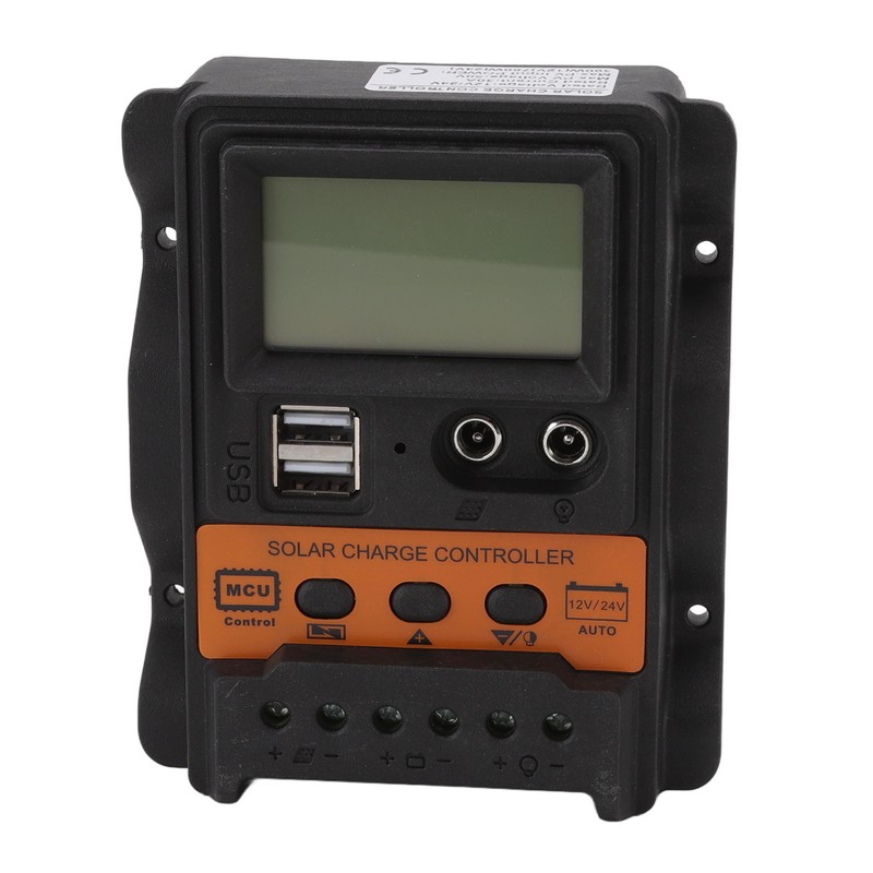12V 24V Dual USB Solar Charge Controller PWM Photovoltaic Solar