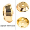 65mm(2.56in)/60mm(2.36in) Gold Car Wheel Center Hub Caps Set of 4