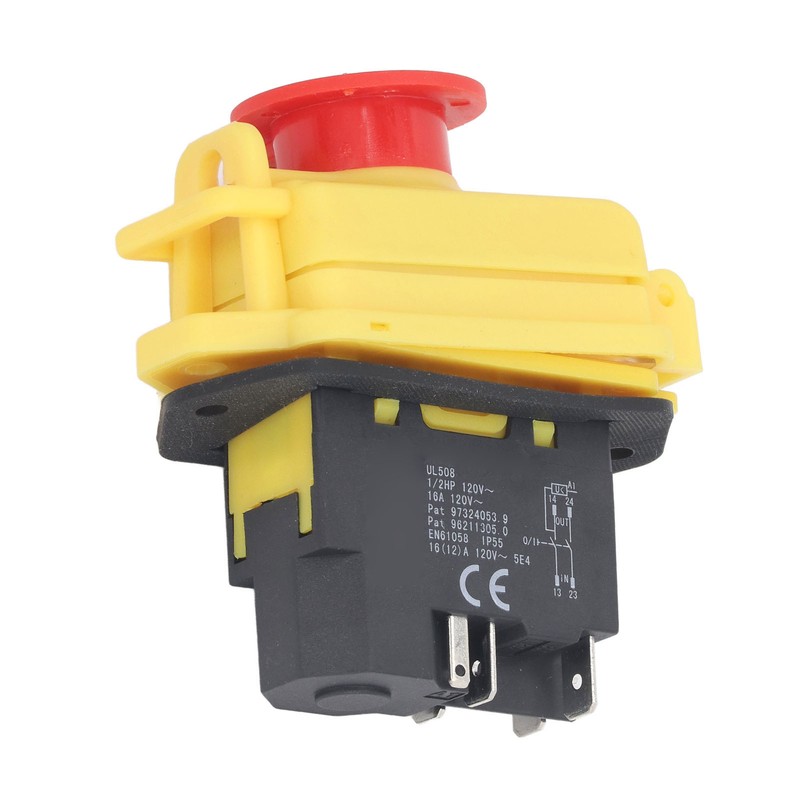Electromagnetic Switch IP55 Waterproof 4P Push Button Switch for 0618