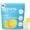 GRAMMS Clear Protein Powder, Lemonade | 20g Protein Grass-Fed Whey