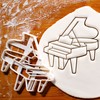 Grand Piano cookie cutter, 1 piece - Bakerlogy