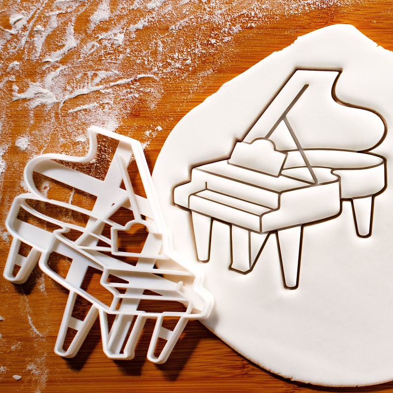 Grand Piano cookie cutter, 1 piece - Bakerlogy