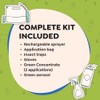 Riddy Green, Customized Home Control Kit, Includes Concentrate, Aerosol, Rechargeable