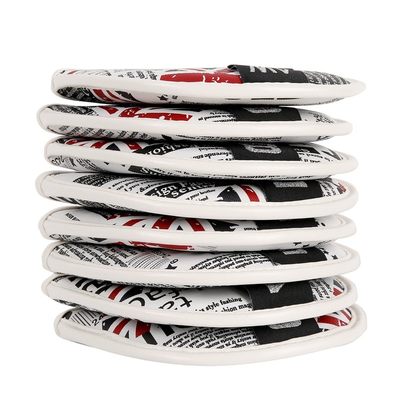 Leather Golf Club Iron Head Covers 10 Piece Set Union