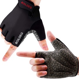 boildeg Unisex Cycling Gloves, Non-Slip & Shock-Absorbing Mountain Bike Gloves, Turn Signal Gloves