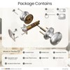 HOSOM Privacy Door Knob with Lock, Interior Door Knobs for