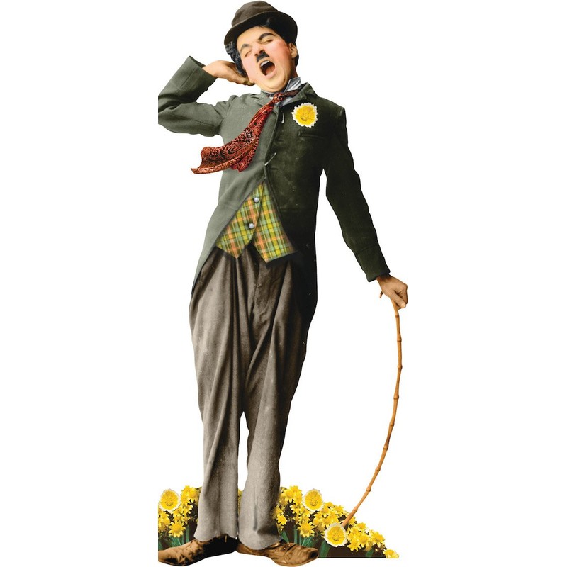 Charlie Chaplin Quotable Notable - Greeting Card and Sticker Sheet