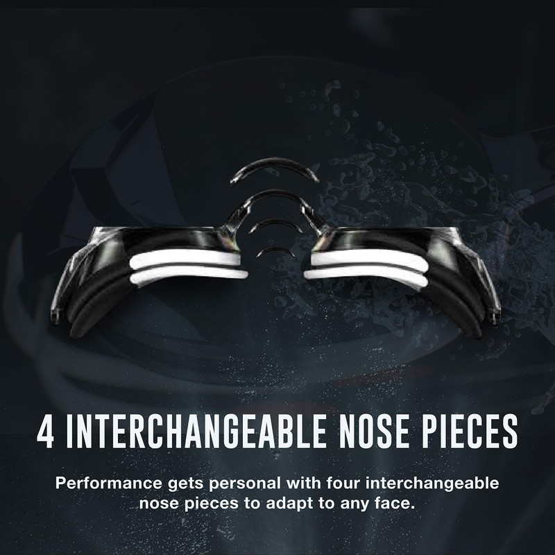 Speedo Women's Vanquisher 2.0 Mirrored Swim Goggles, Silver Ice, One