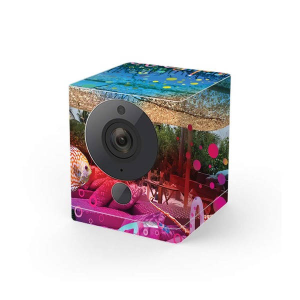 MightySkins Skin Compatible with Wyze Cam V2 - Tropical Resort