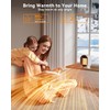 QQT Electric Space Heater,Portable Energy Efficient Space Heaters for Indoor