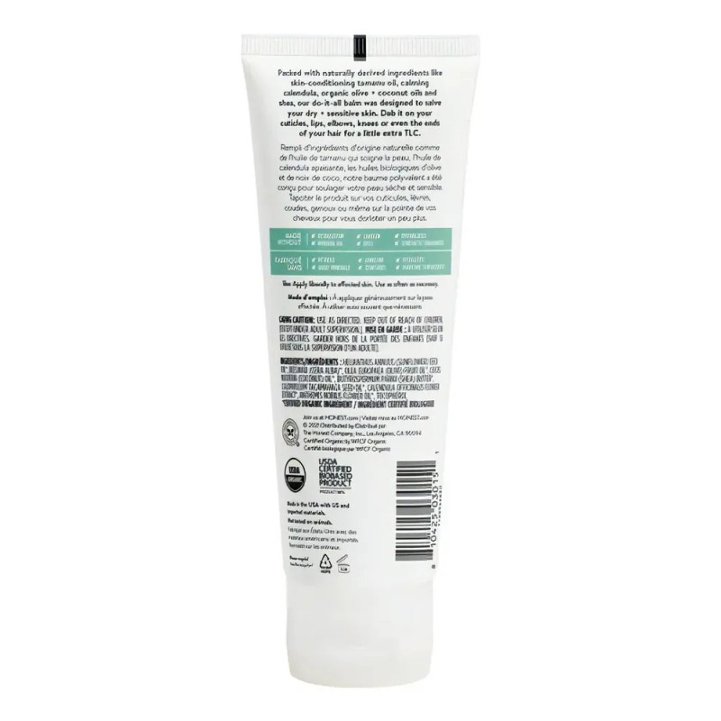 Bálsamo Calmante E Hidratante Honest All-purpose Balm 100 G Tipo