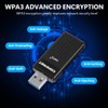 OFFCUP USB WLAN Stick, 3000Mbps USB 3.0 WLAN Adapter, 5dBi