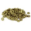 TA-VIGOR 100Pcs Hex Nuts, M2 Self Locking Nuts, Brass Machine