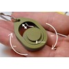 4x 3D Printed Fidget Clicker Slider Spinner Keyring Three Fidget